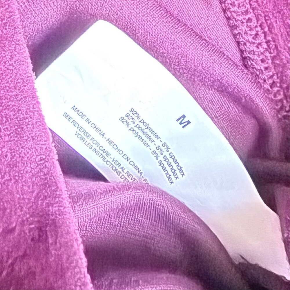 NWT Gloria Vanderbilt Velour Pullover, Women's Medium - Picture 5 of 5